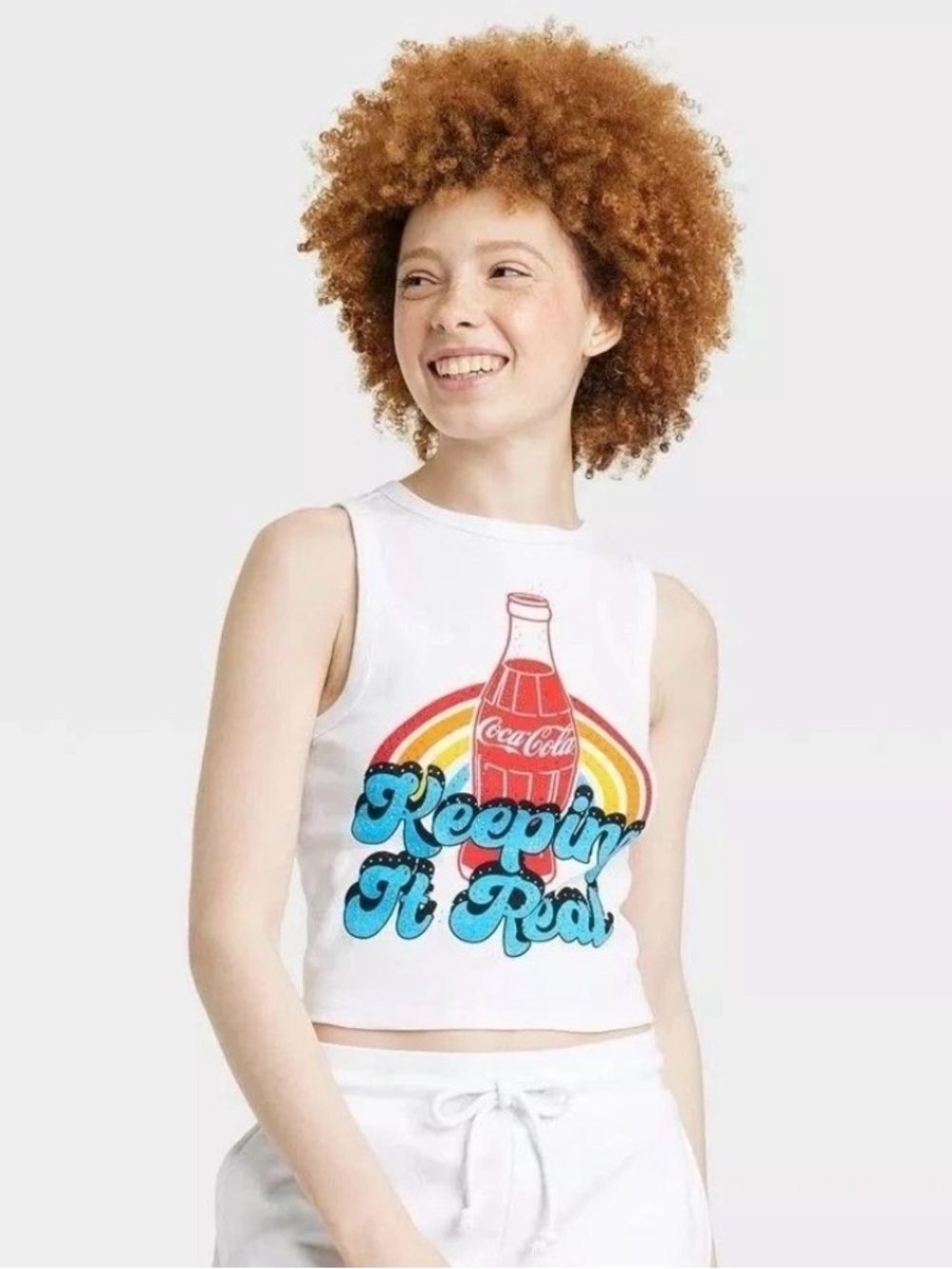 Coca-Cola Crop Muscle Tank